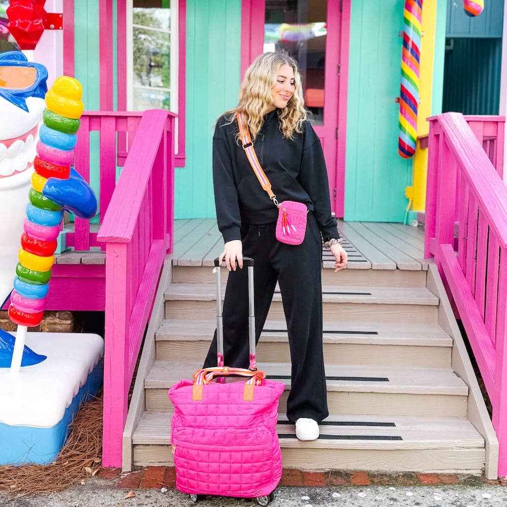 Tenley Quilted Tote Roller Bag Wholesale