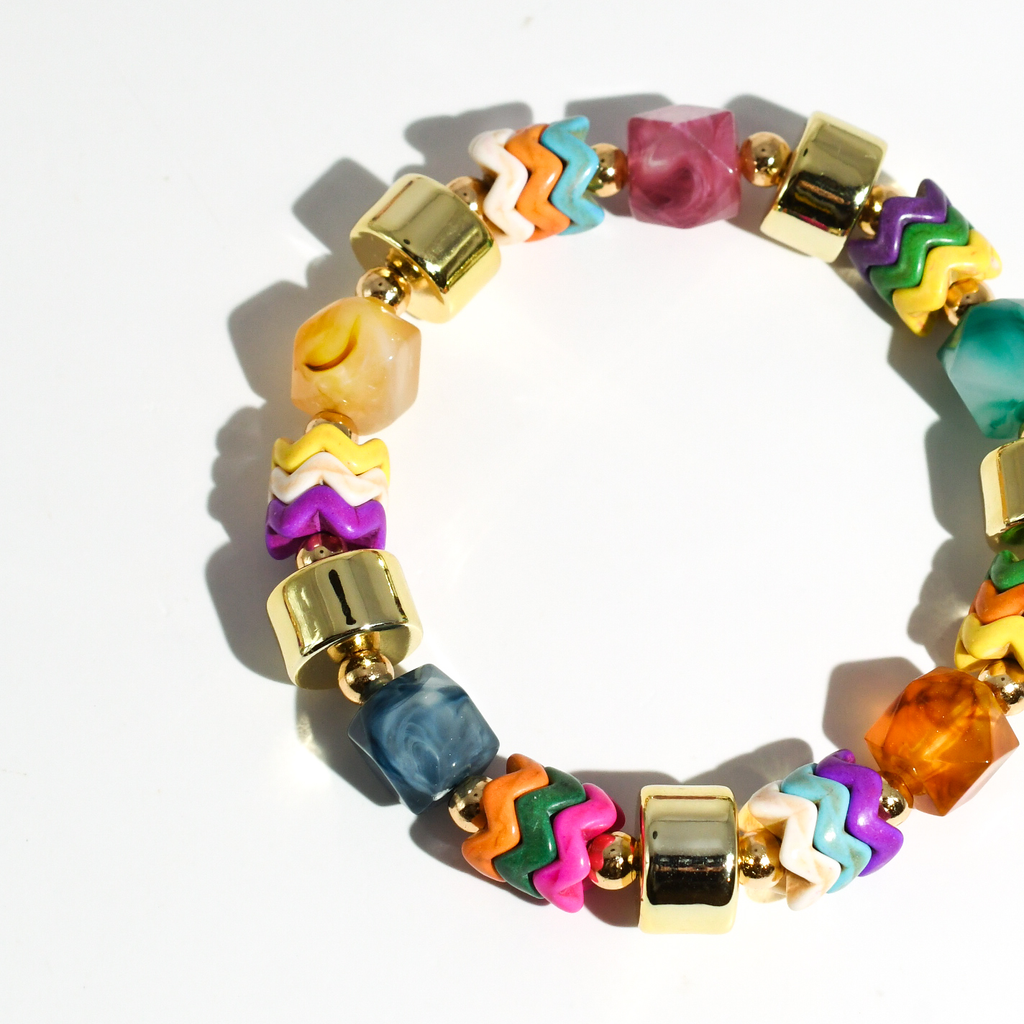 Electric Chic Gold Bracelet