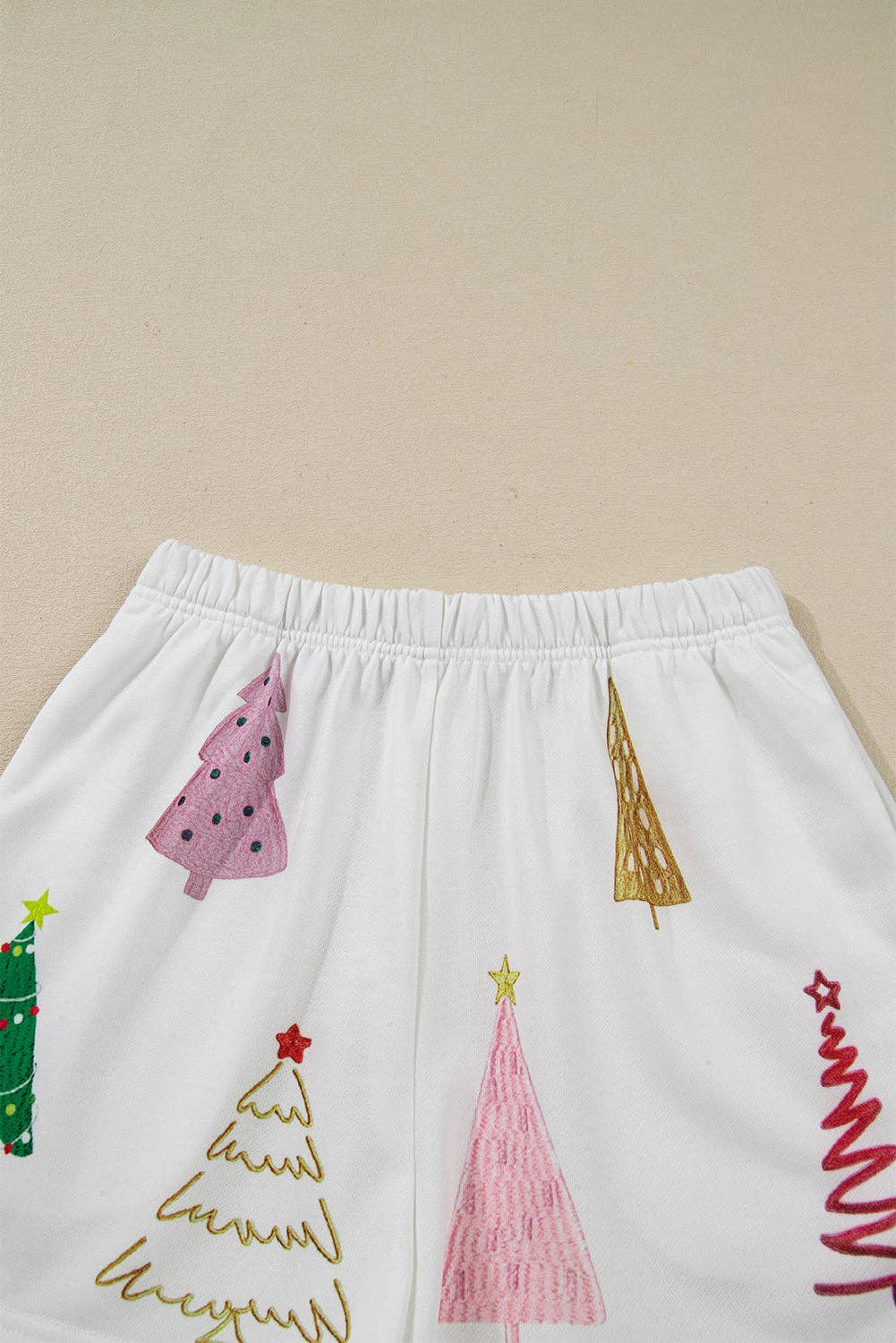 Christmas Tree Top and Shorts Pajama Set