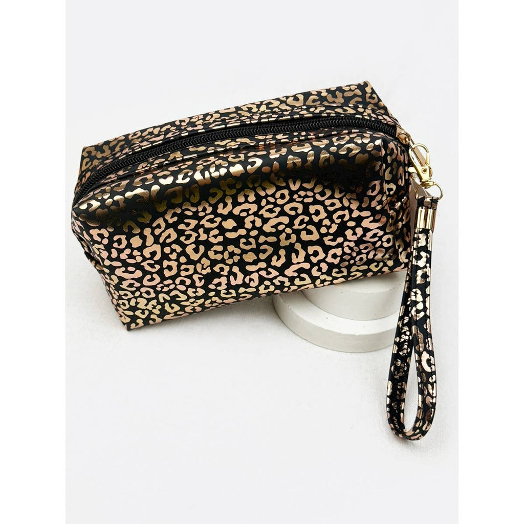 Leopard Pattern Cosmetic Bag