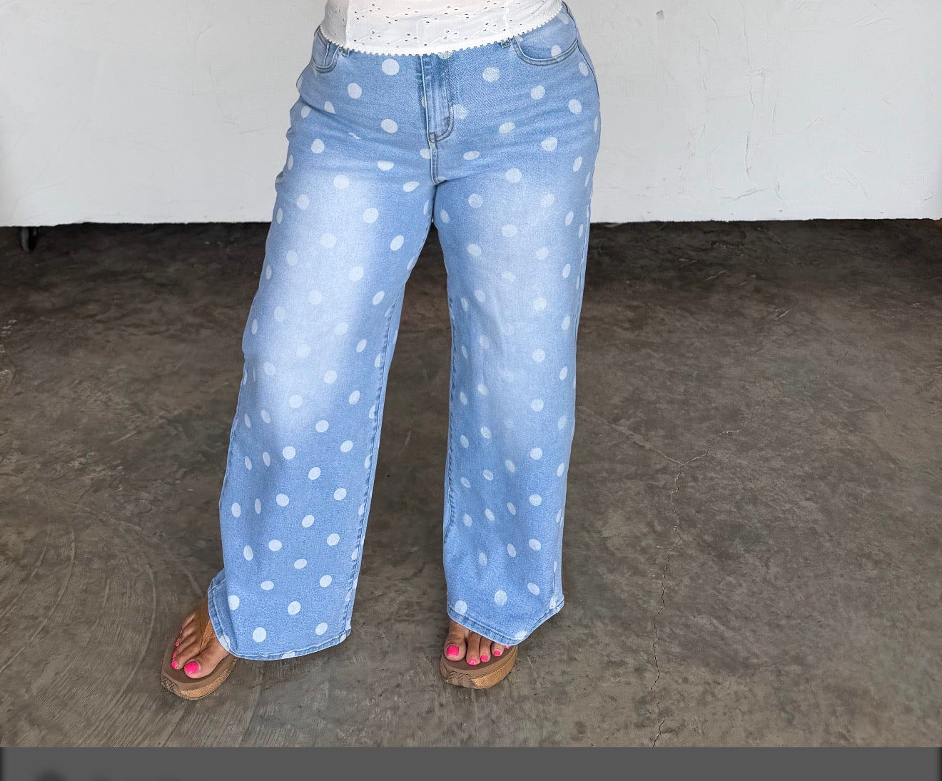 Spot on Polka dot jeans