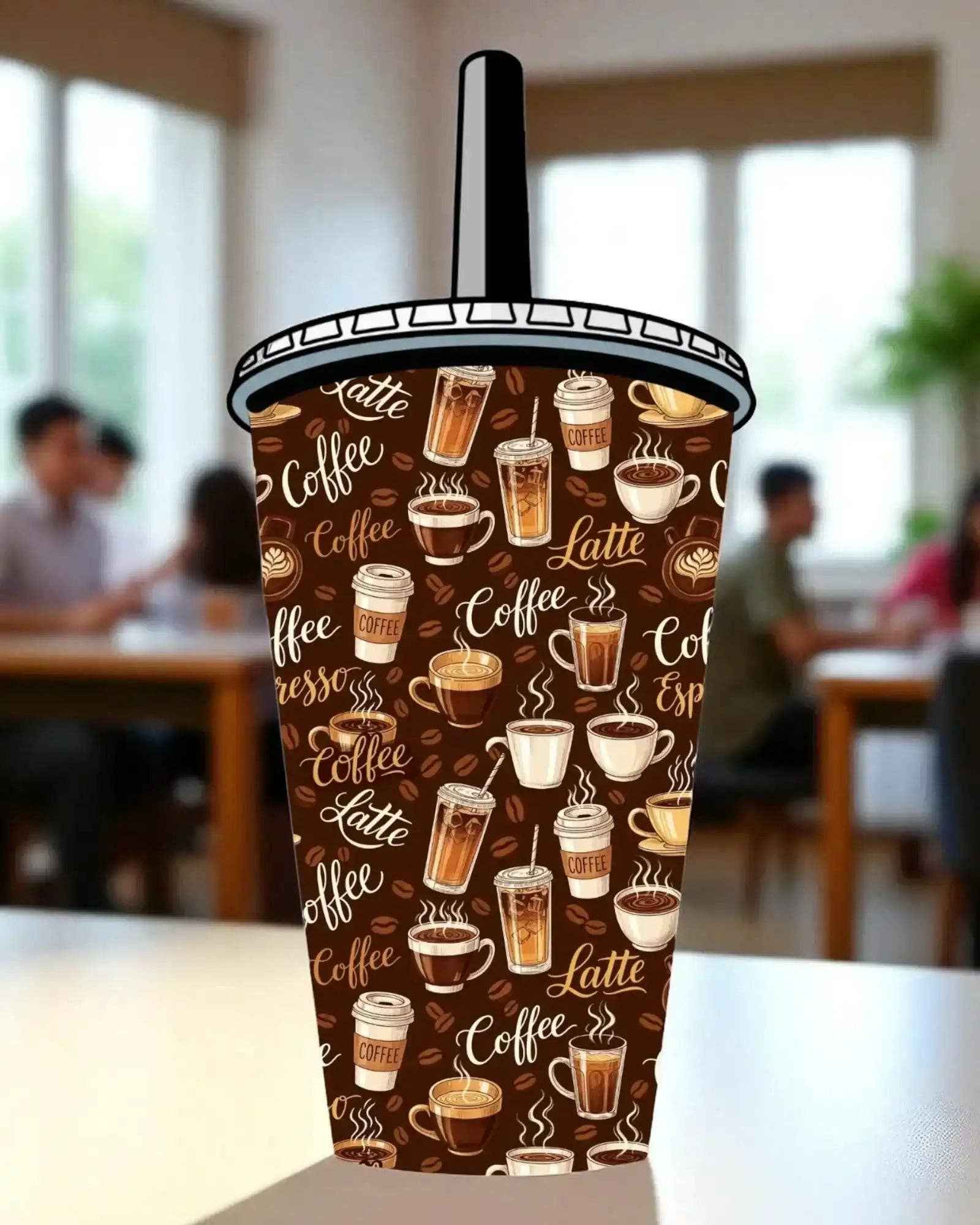 20 OZ Coffee Cafe Insulated Cup Cover Sip Sleeve Fits 20-32 OZ Cups