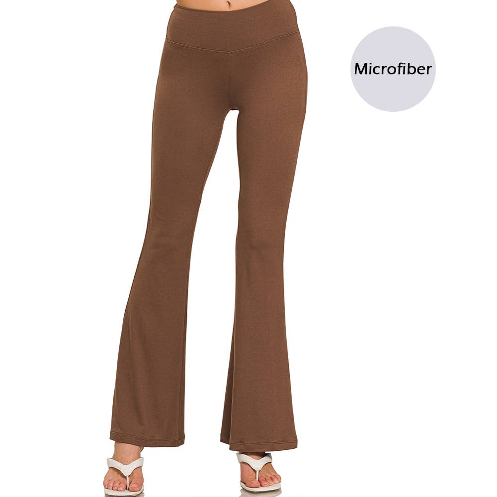 Flare Leg High Waist Yoga Pants - Birdie Lane Boutique