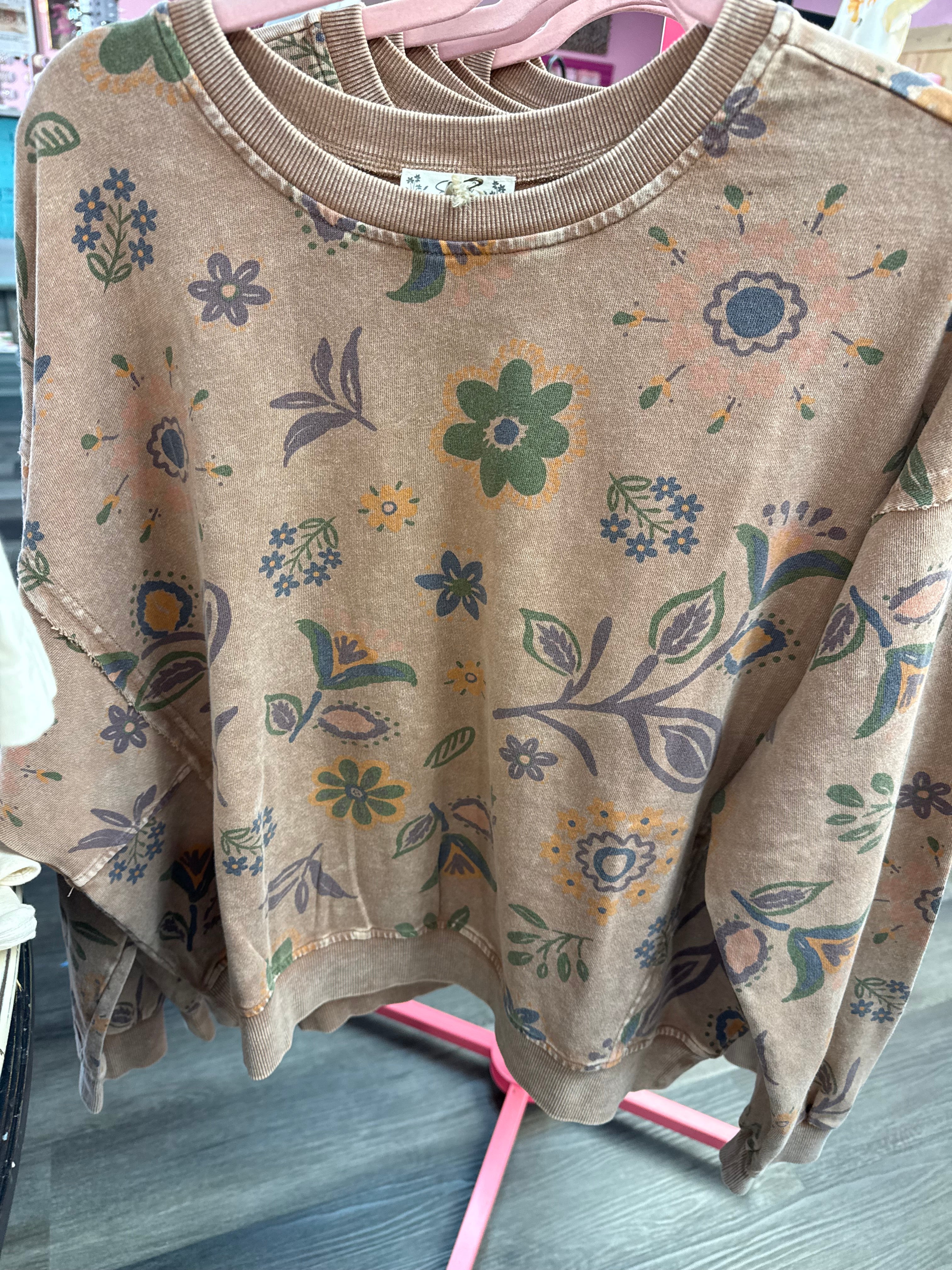 MOCHA MOUSSE SOFT SWEATSHIRT BY EASEL