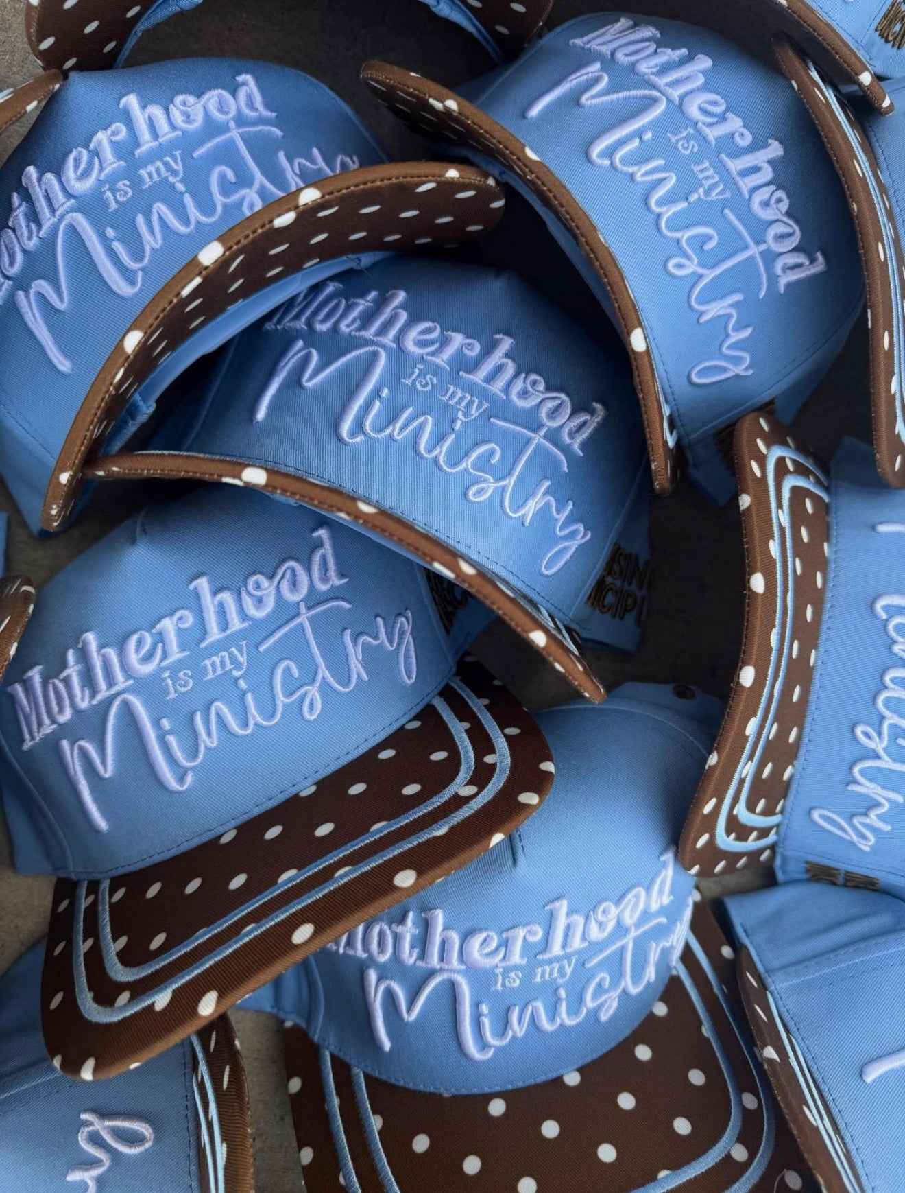 MOTHERHOOD IS MY MINISTRY TRUCKER HAT