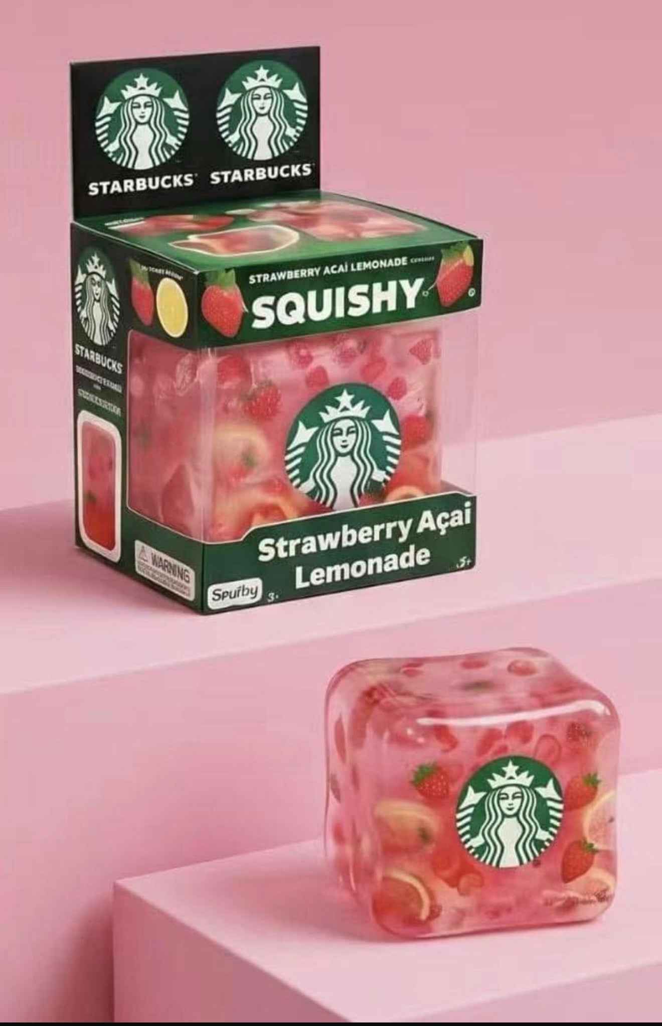 Squishy Starbucks pink lemonade (expected 5/25)
