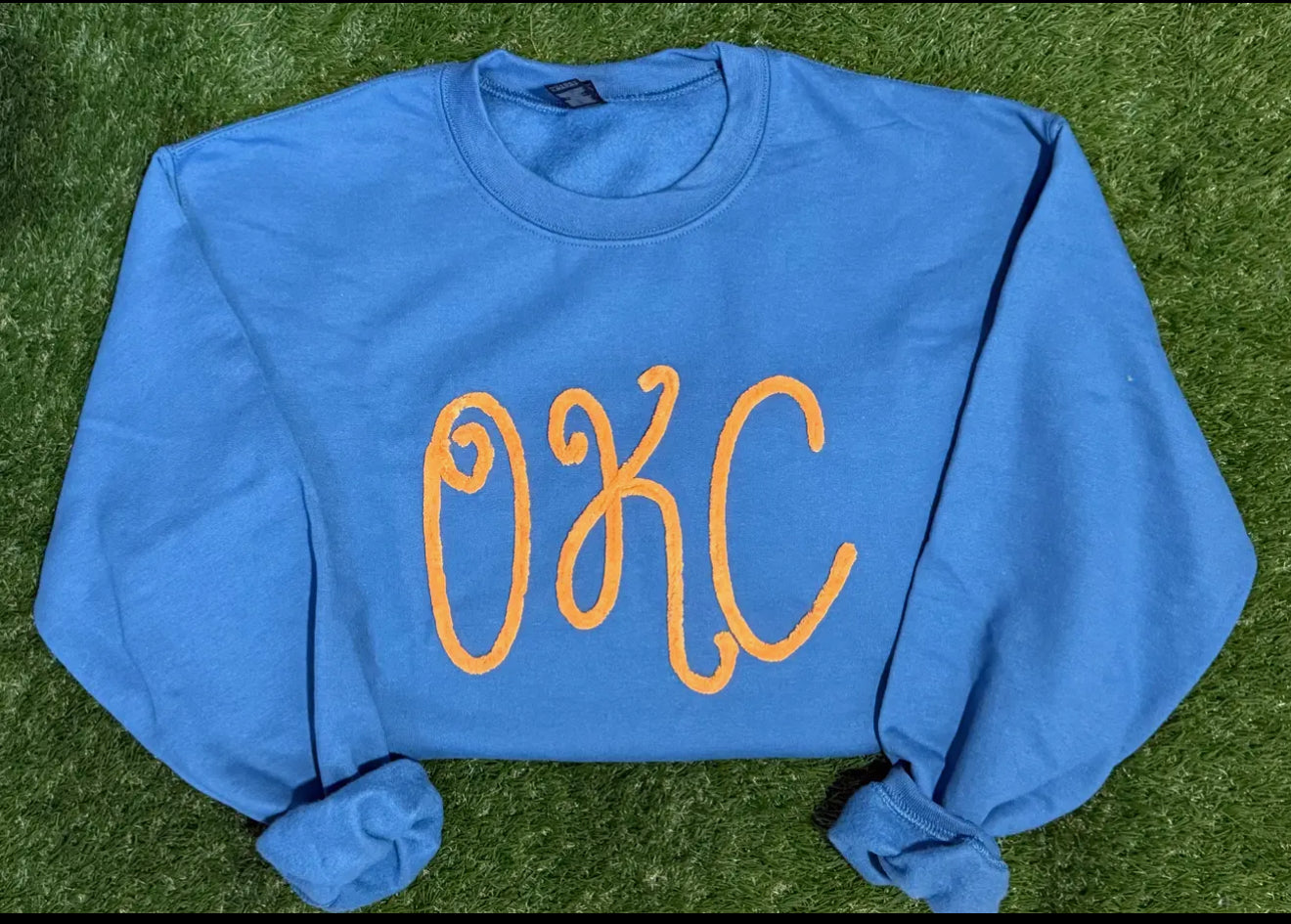 OKC SCRIPT SWEATSHIRT