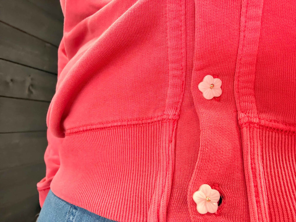 CARDIGAN FLORAL BUTTONS