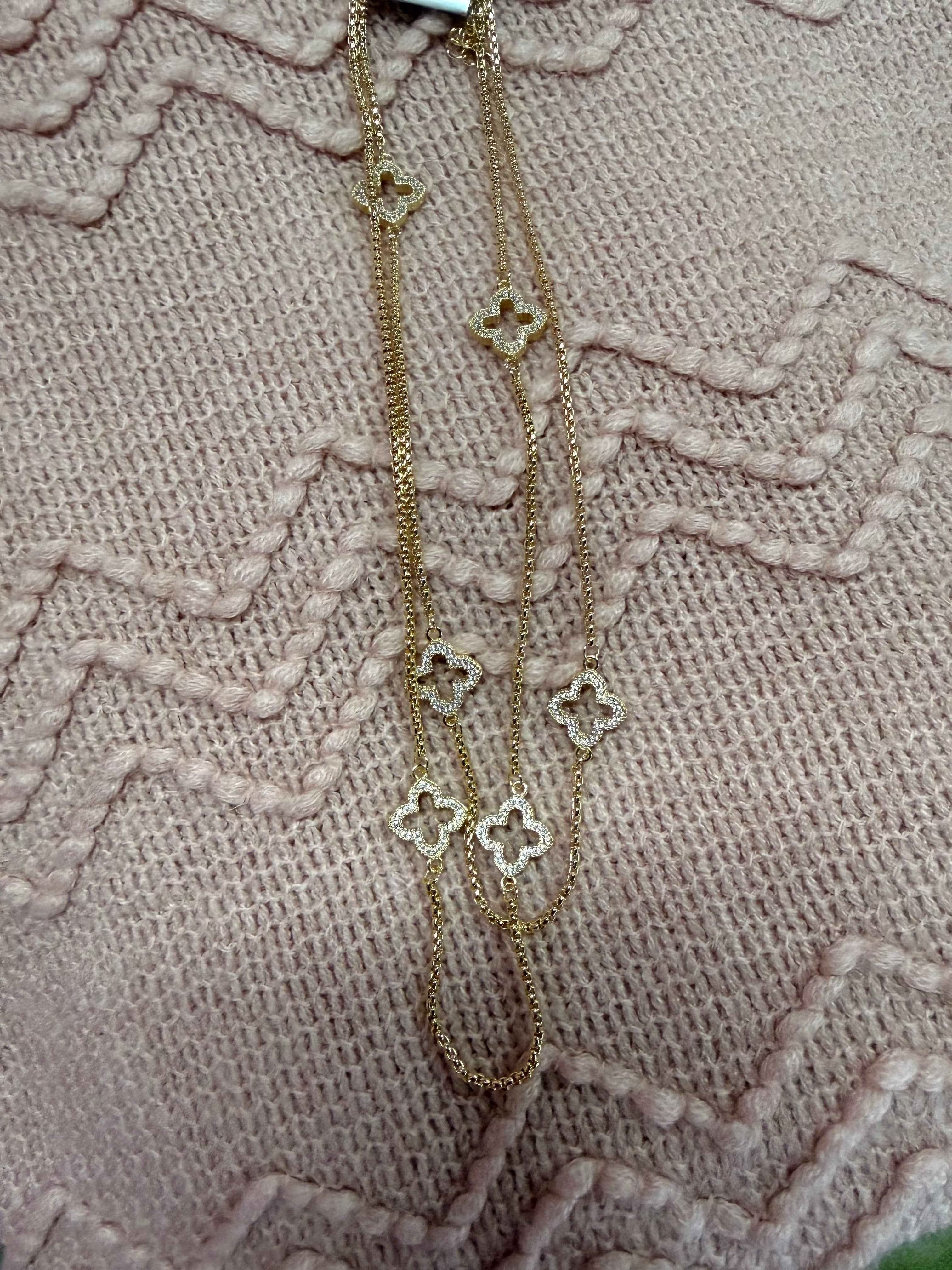 elegant layering necklace