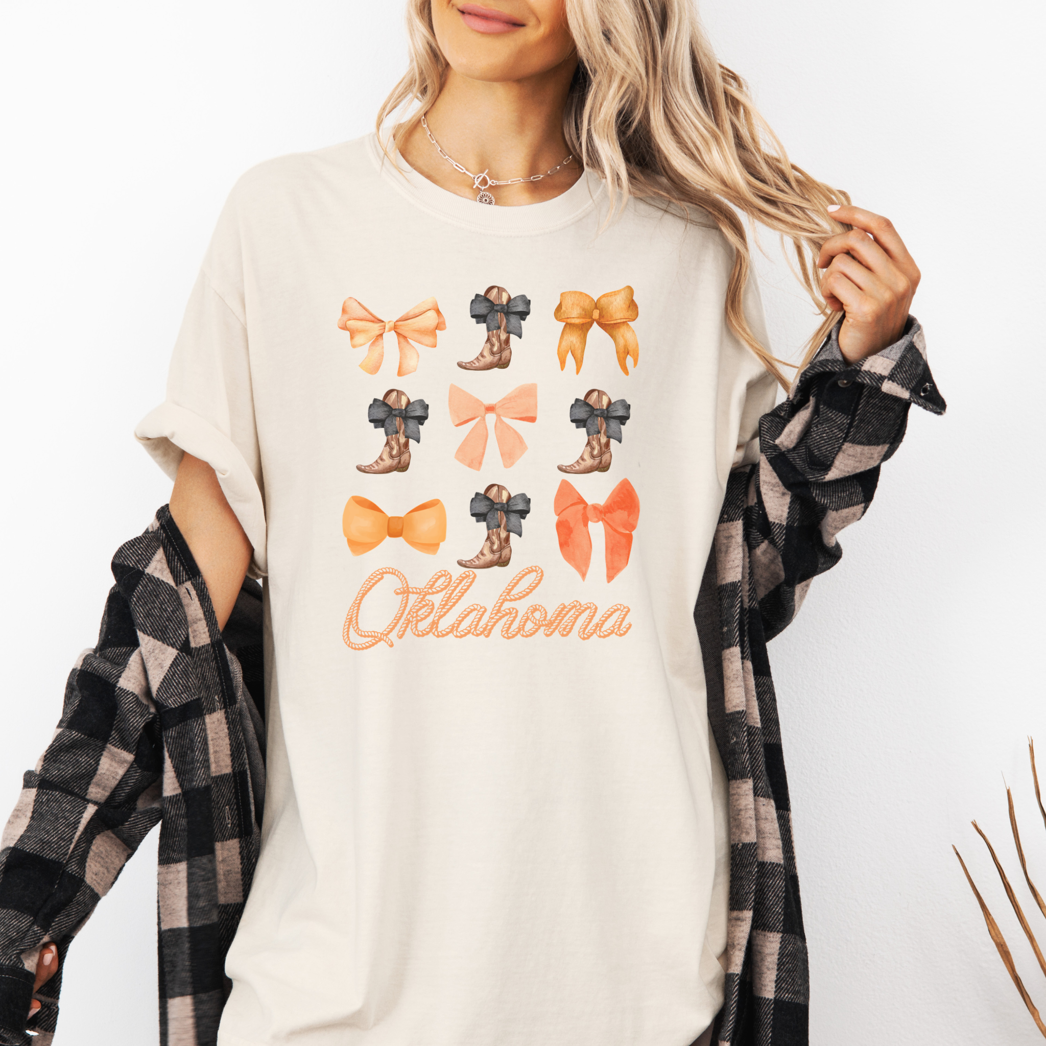 Oklahoma Orange Spirit T Shirt - Birdie Lane Boutique