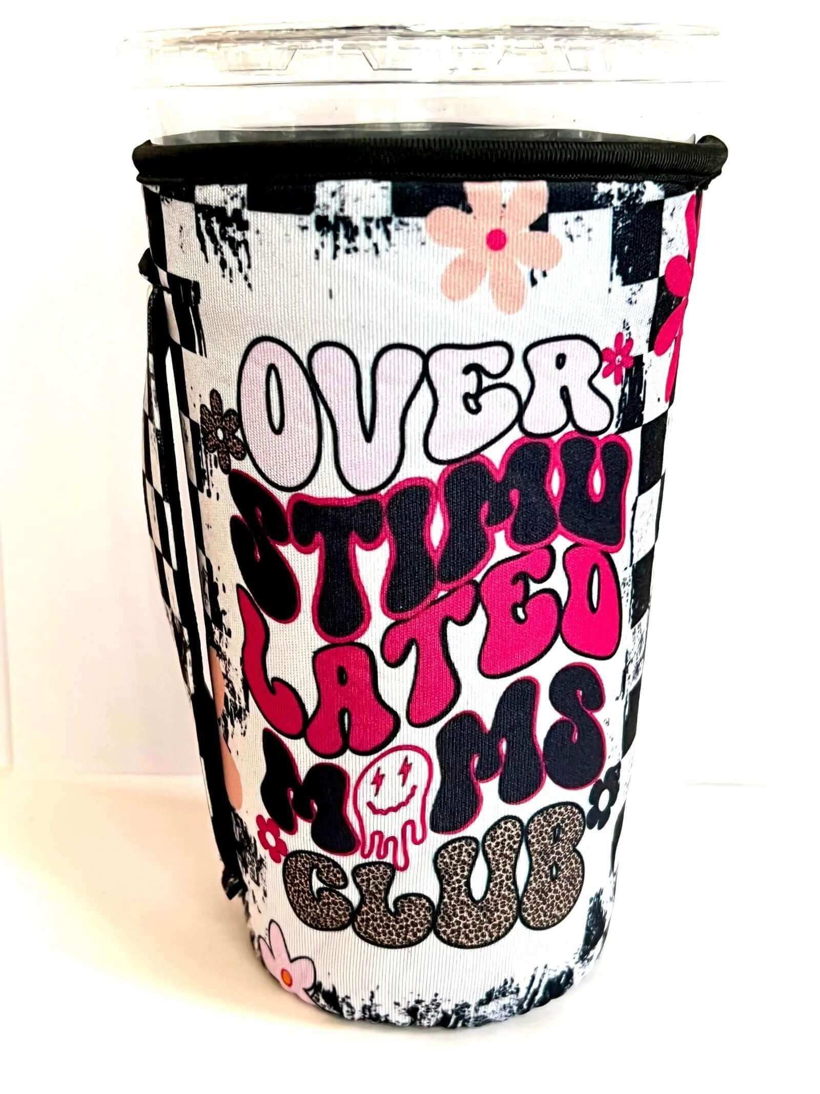 30 OZ Overstimulated Moms CLub Insulated Cup Cover Sleeve - Birdie Lane Boutique