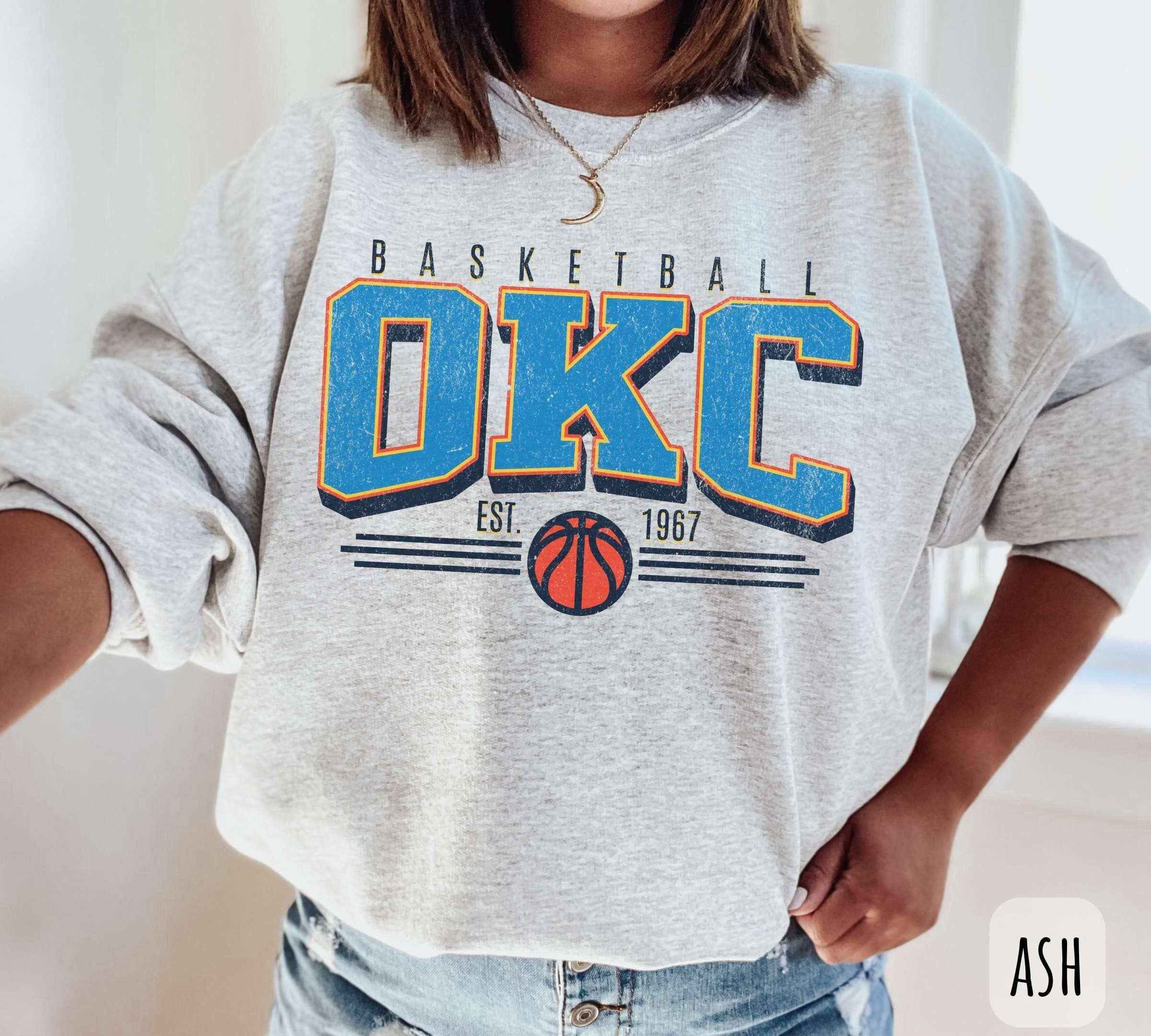 Vintage Oklahoma City Thunder Crewneck Sweatshirt