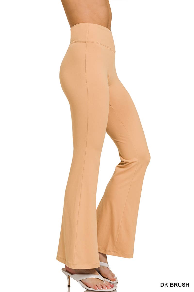 Flare Leg High Waist Yoga Pants - Birdie Lane Boutique