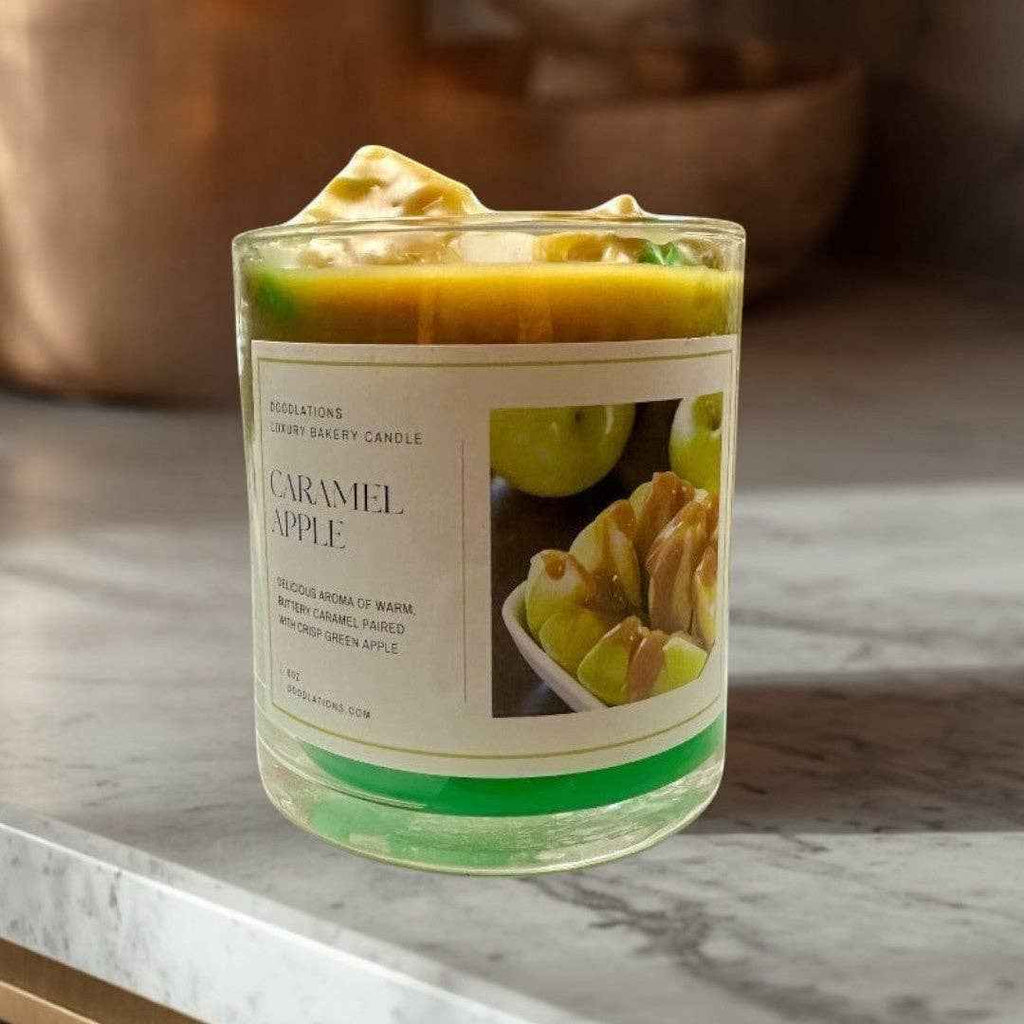 Doodlations Boutique Candle | Apple Caramel