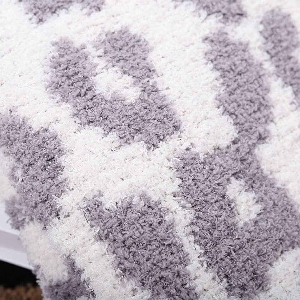 Leopard Knit Plush Blanket