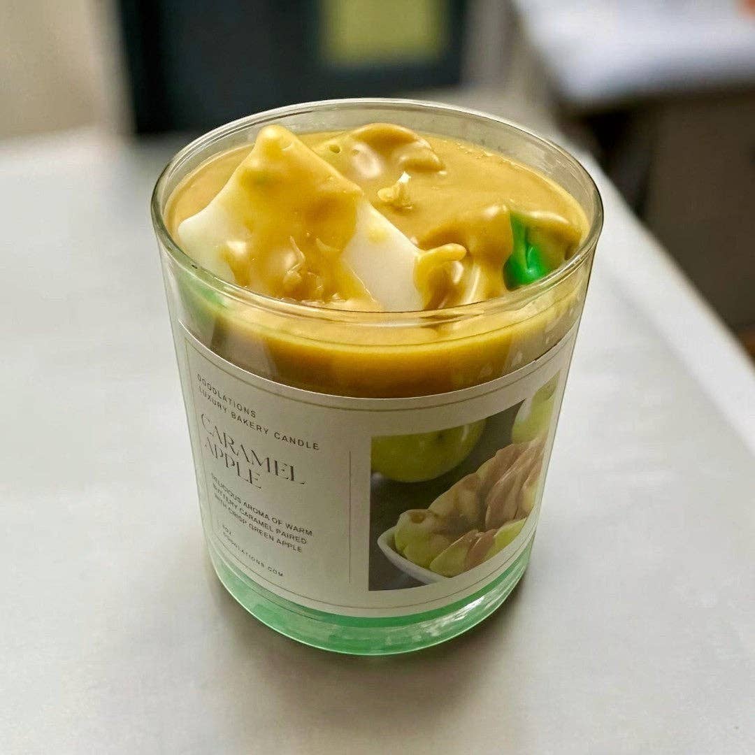 Doodlations Boutique Candle | Apple Caramel
