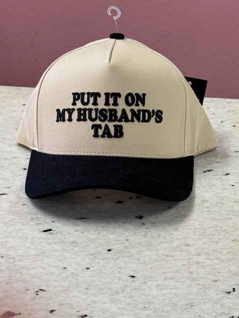 Put It On My Husband's Tab Cap
