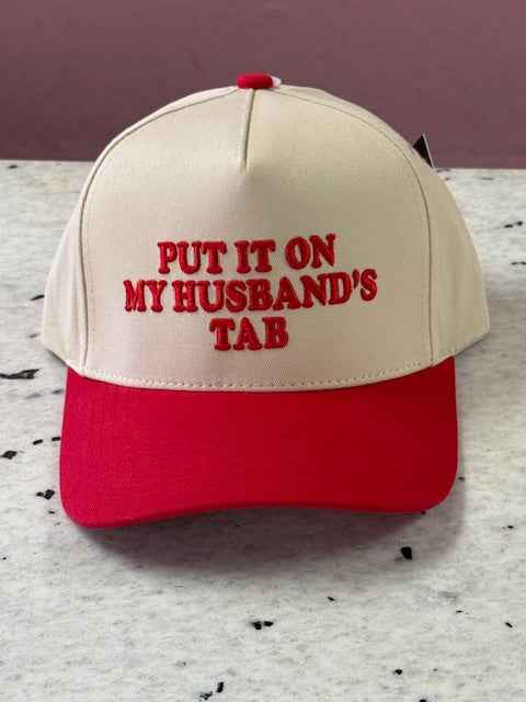 Put It On My Husband's Tab Cap